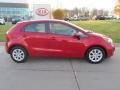 2013 Signal Red Kia Rio LX 5-Door  photo #2