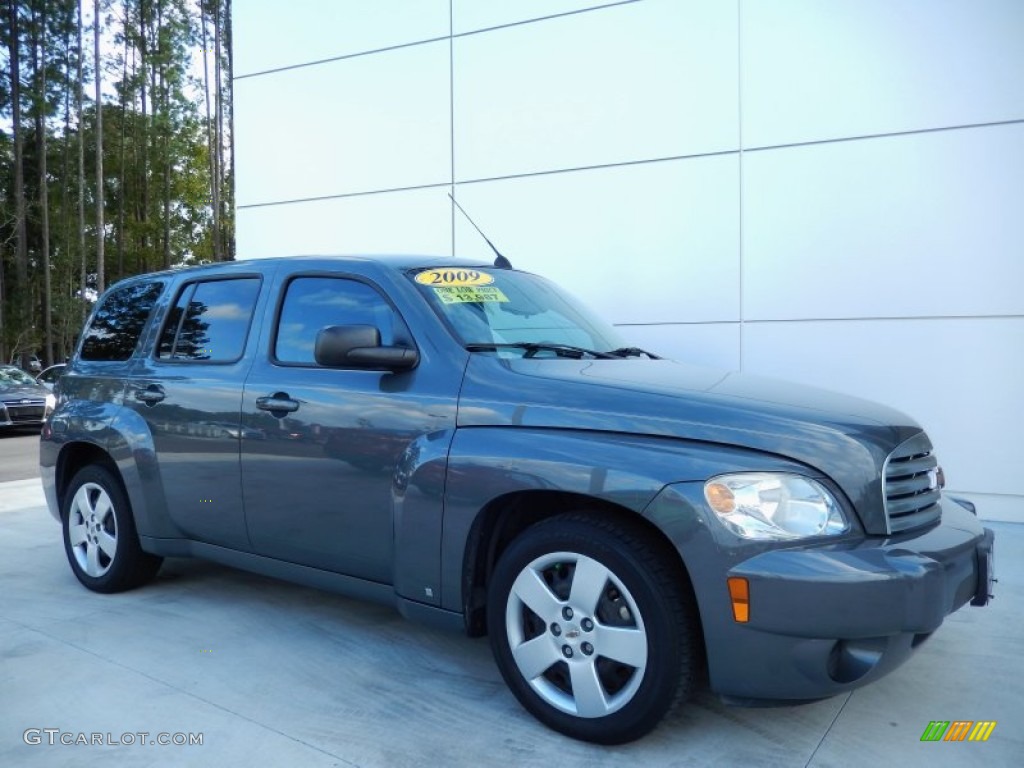 2009 HHR LS - Dark Gray Metallic / Gray photo #6