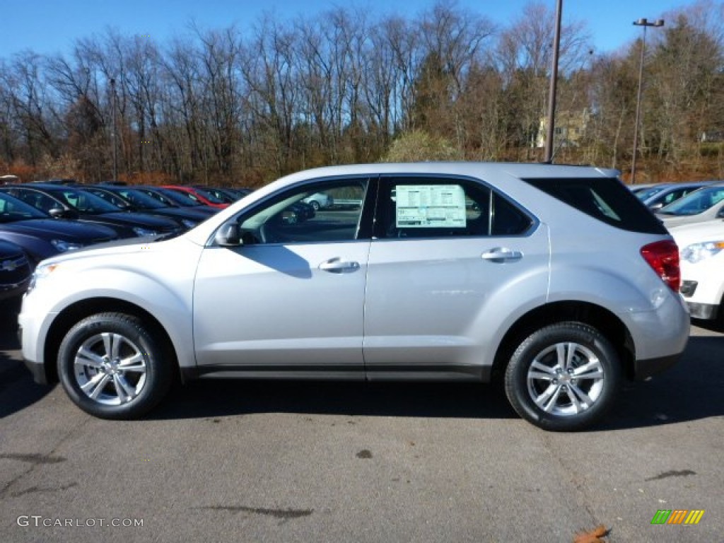 2014 Equinox LS AWD - Silver Ice Metallic / Jet Black photo #2