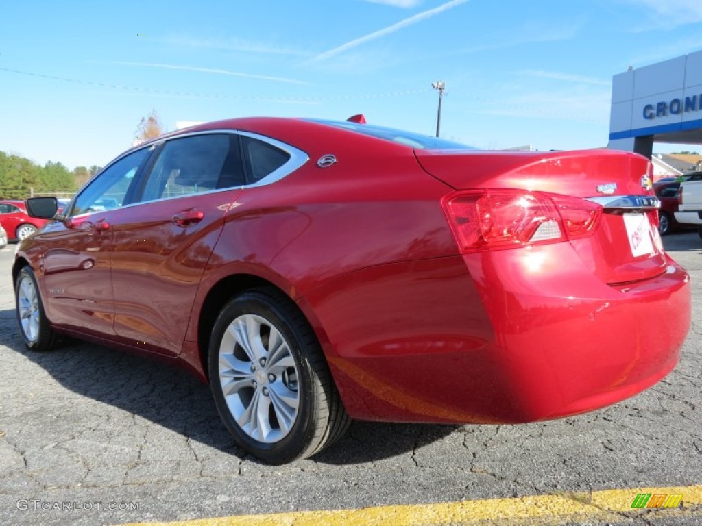 2014 Impala LT - Crystal Red Tintcoat / Jet Black/Brownstone photo #5