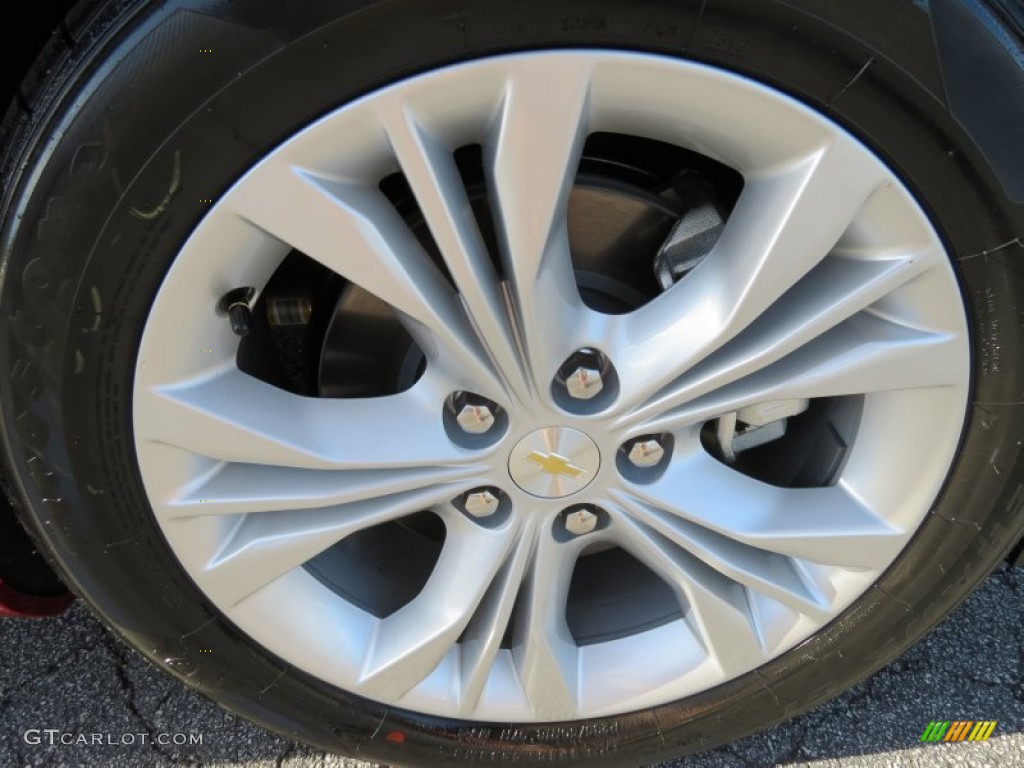 2014 Impala LT - Crystal Red Tintcoat / Jet Black/Brownstone photo #8