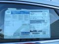 2014 Ford Fusion Hybrid SE Window Sticker