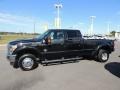 2012 Black Ford F350 Super Duty Lariat Crew Cab 4x4 Dually  photo #5