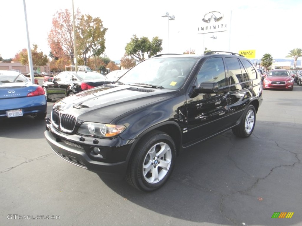 2006 X5 3.0i - Jet Black / Black photo #1