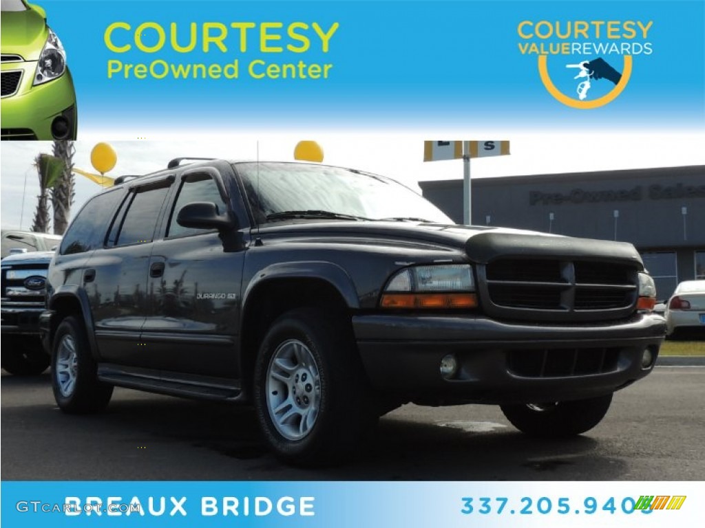 2001 Durango SLT - Graphite Metallic / Dark Slate Gray/Taupe photo #1
