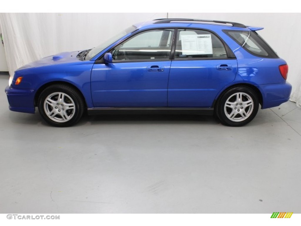 WR Blue Pearl 2003 Subaru Impreza WRX Wagon Exterior Photo #88072197