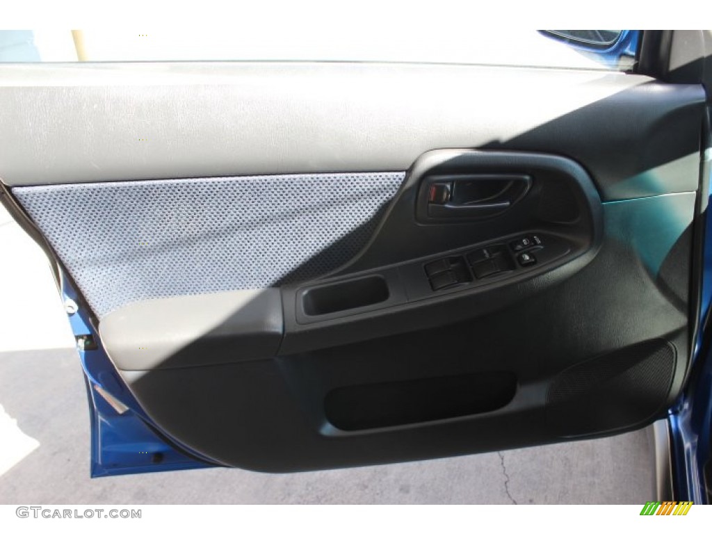 2003 Subaru Impreza WRX Wagon Black Door Panel Photo #88072357