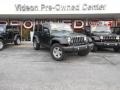 2010 Natural Green Pearl Jeep Wrangler Unlimited Rubicon 4x4  photo #1