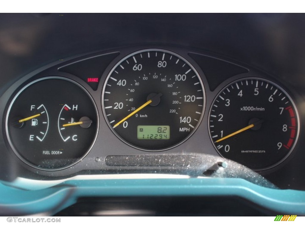 2003 Subaru Impreza WRX Wagon Gauges Photo #88072866