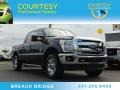 2012 Dark Blue Pearl Metallic Ford F250 Super Duty Lariat Crew Cab 4x4  photo #1
