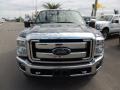 2012 Dark Blue Pearl Metallic Ford F250 Super Duty Lariat Crew Cab 4x4  photo #2
