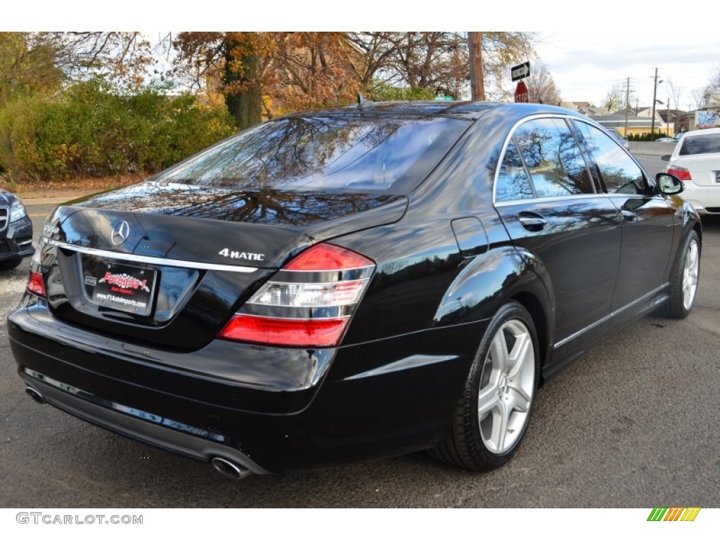 2008 S 550 4Matic Sedan - Black / Black photo #5