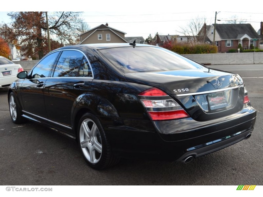 2008 S 550 4Matic Sedan - Black / Black photo #7