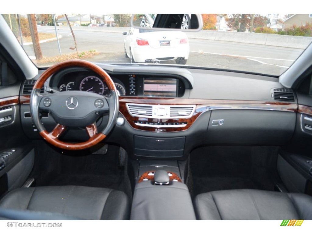 2008 S 550 4Matic Sedan - Black / Black photo #8