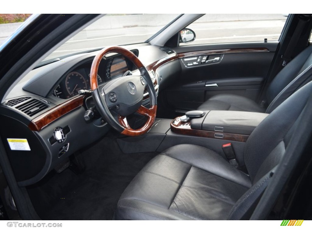 2008 S 550 4Matic Sedan - Black / Black photo #9