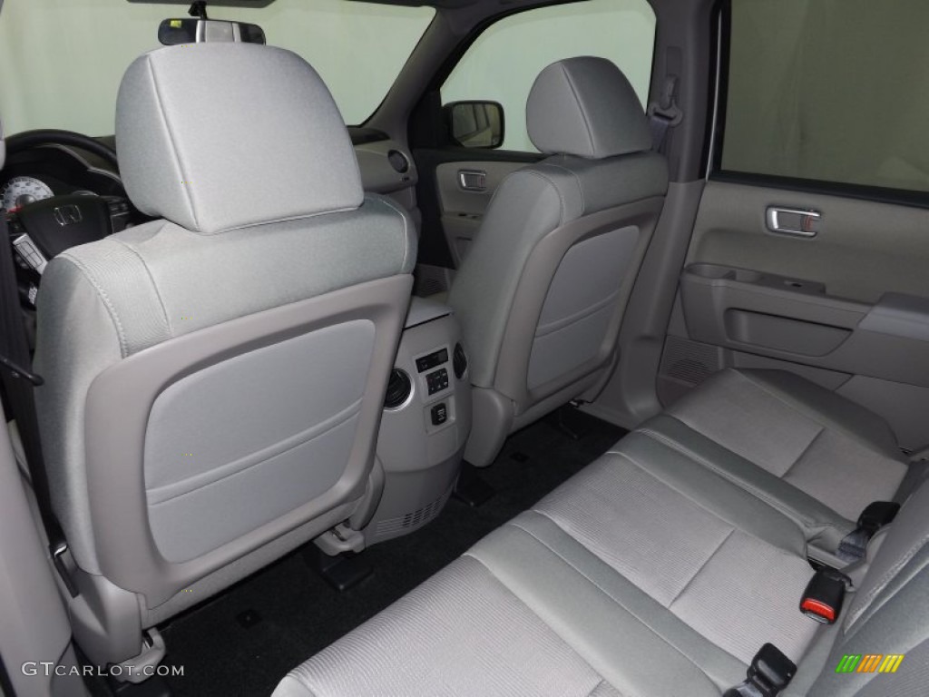 2014 Pilot EX - Alabaster Silver Metallic / Gray photo #24