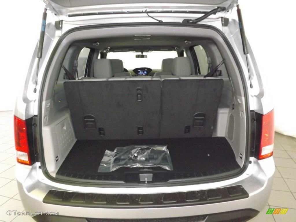 2014 Pilot EX - Alabaster Silver Metallic / Gray photo #27