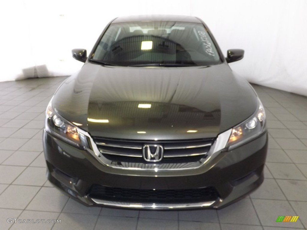 2014 Accord LX Sedan - Hematite Metallic / Black photo #2