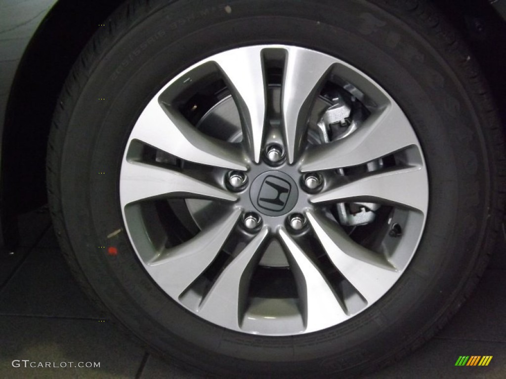 2014 Accord LX Sedan - Hematite Metallic / Black photo #3