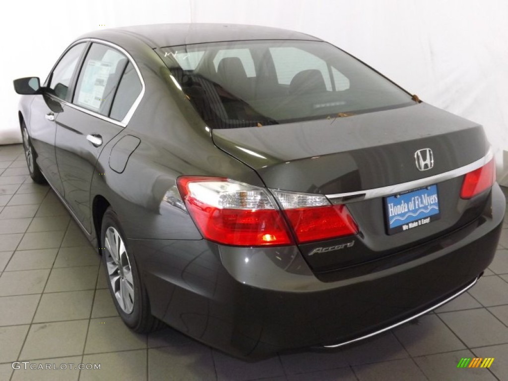 2014 Accord LX Sedan - Hematite Metallic / Black photo #6