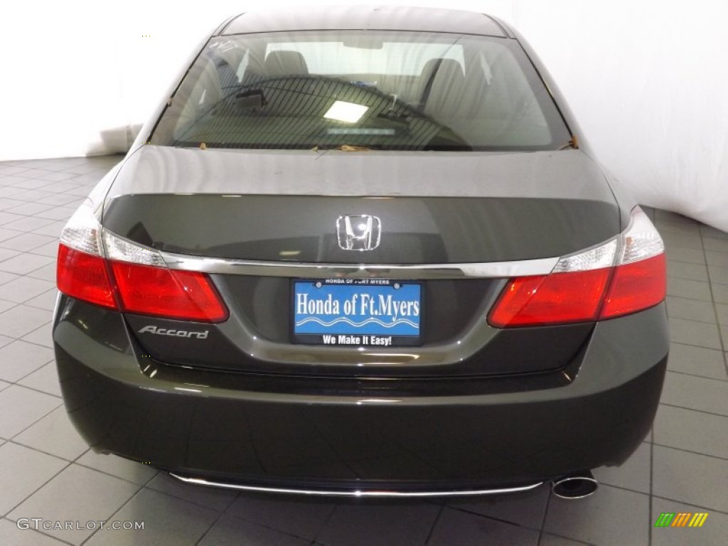 2014 Accord LX Sedan - Hematite Metallic / Black photo #7