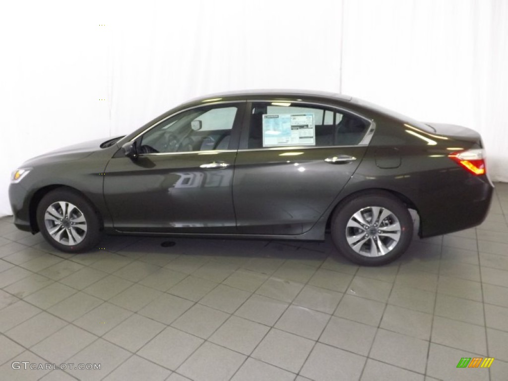 2014 Accord LX Sedan - Hematite Metallic / Black photo #8