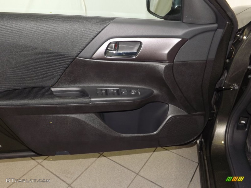 2014 Accord LX Sedan - Hematite Metallic / Black photo #10