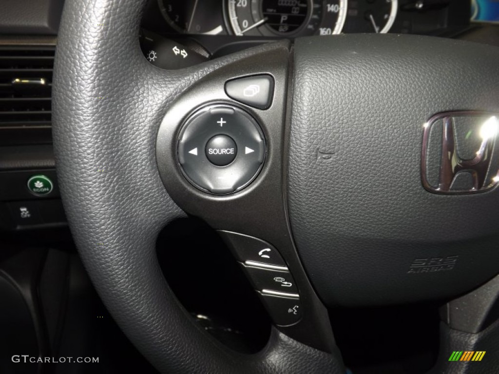 2014 Accord LX Sedan - Hematite Metallic / Black photo #23