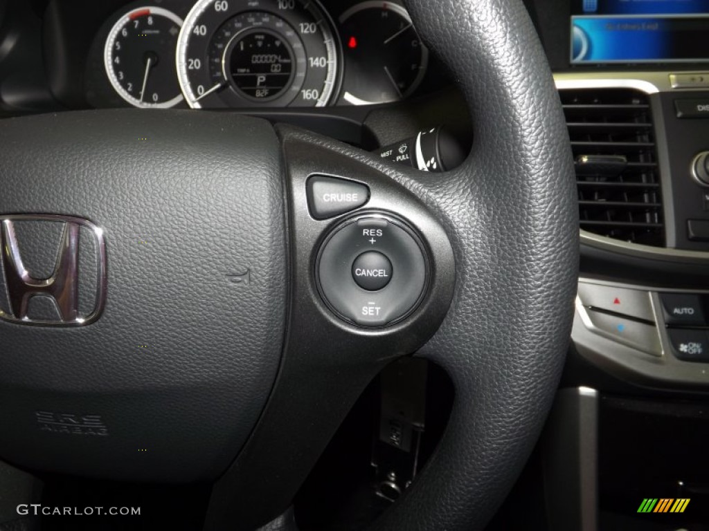 2014 Accord LX Sedan - Hematite Metallic / Black photo #24
