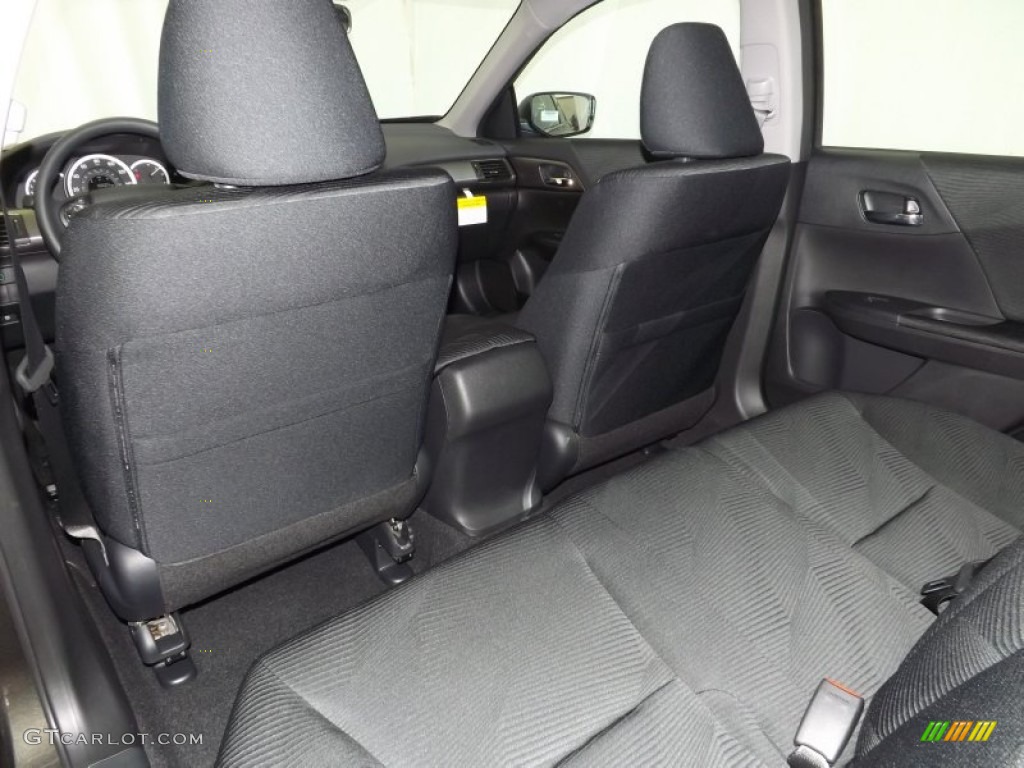 2014 Accord LX Sedan - Hematite Metallic / Black photo #27