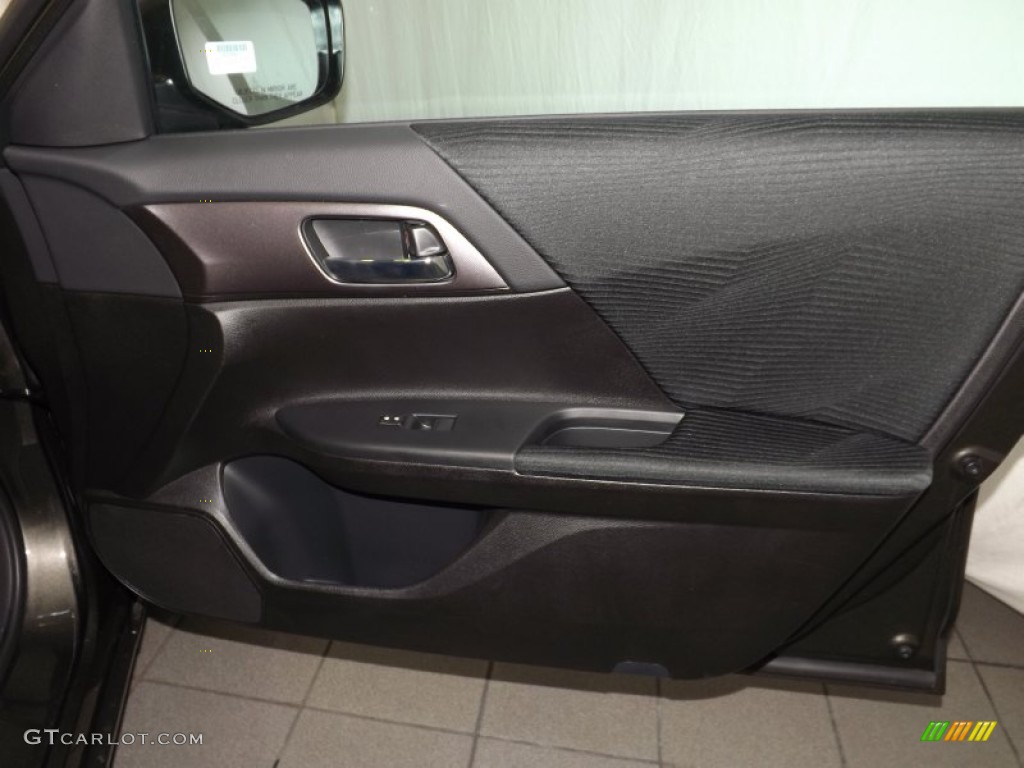 2014 Accord LX Sedan - Hematite Metallic / Black photo #31