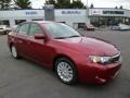 Camellia Red Pearl 2010 Subaru Impreza 2.5i Premium Sedan