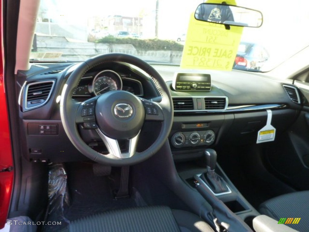 2014 Mazda MAZDA3 i Touring 4 Door Black Dashboard Photo #88075335