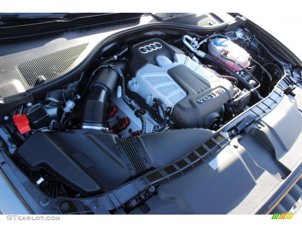 2014 A6 3.0T quattro Sedan - Daytona Grey Pearl Effect / Black photo #36