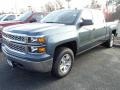 2014 Blue Granite Metallic Chevrolet Silverado 1500 LT Crew Cab 4x4  photo #1