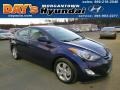 2013 Indigo Night Hyundai Elantra GLS  photo #1