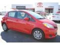 Absolutely Red 2014 Toyota Yaris L 5 Door