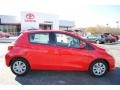 2014 Absolutely Red Toyota Yaris L 5 Door  photo #2