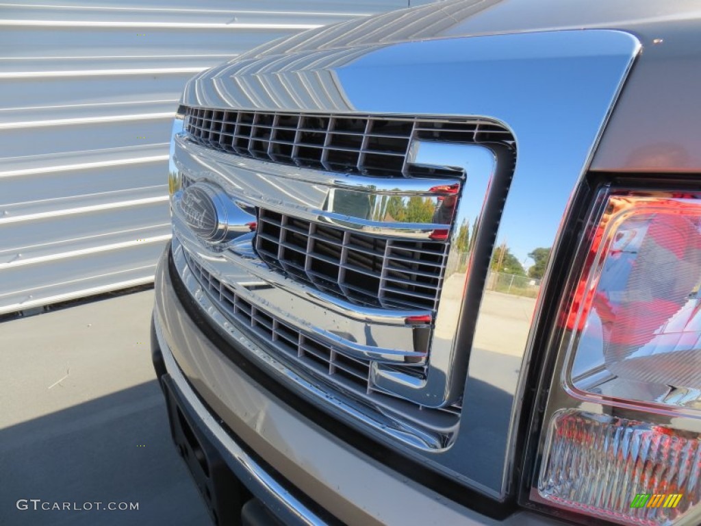 2013 F150 XLT SuperCab - Pale Adobe Metallic / Adobe photo #12