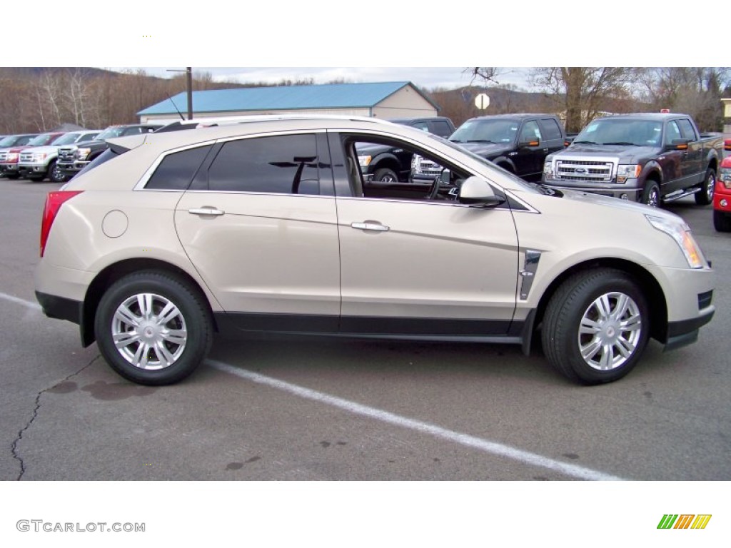 Gold Mist 2010 Cadillac SRX 4 V6 AWD Exterior Photo #88079034