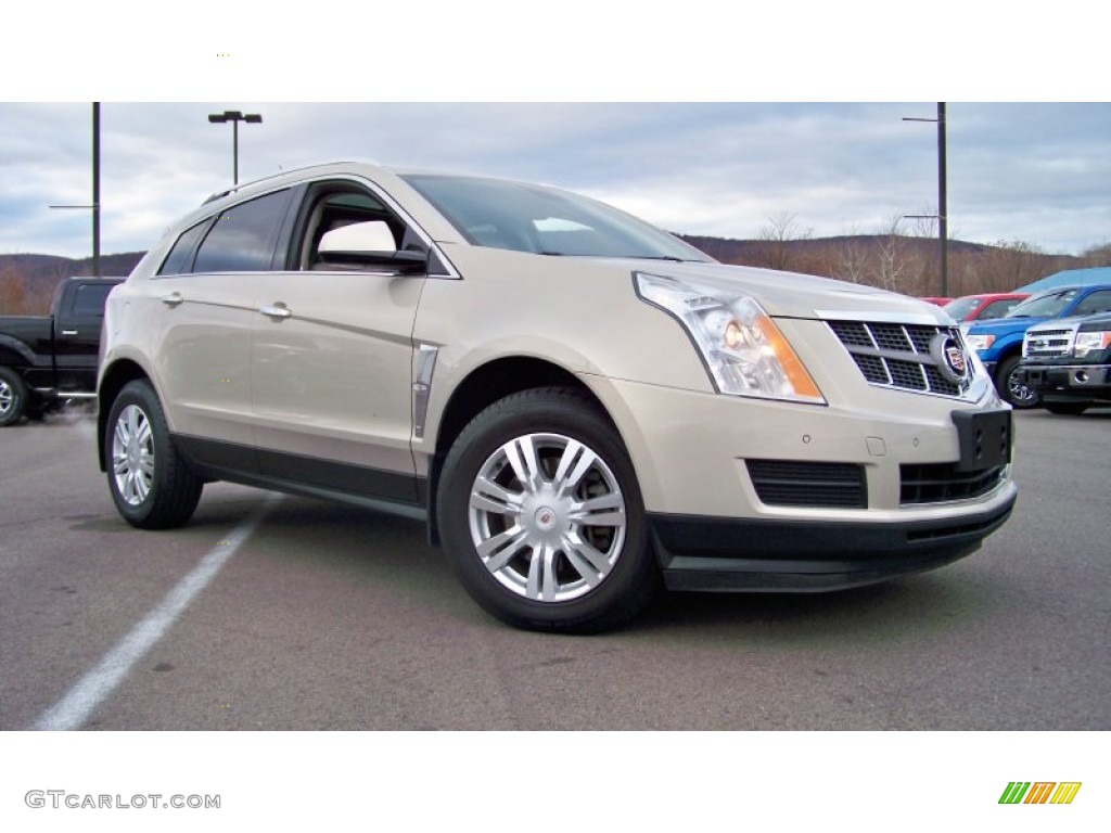 Gold Mist 2010 Cadillac SRX 4 V6 AWD Exterior Photo #88079361