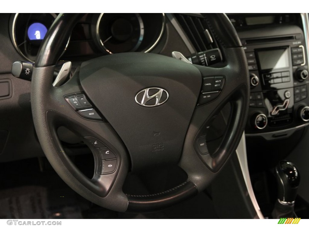 2011 Sonata SE 2.0T - Venetian Red / Black photo #6