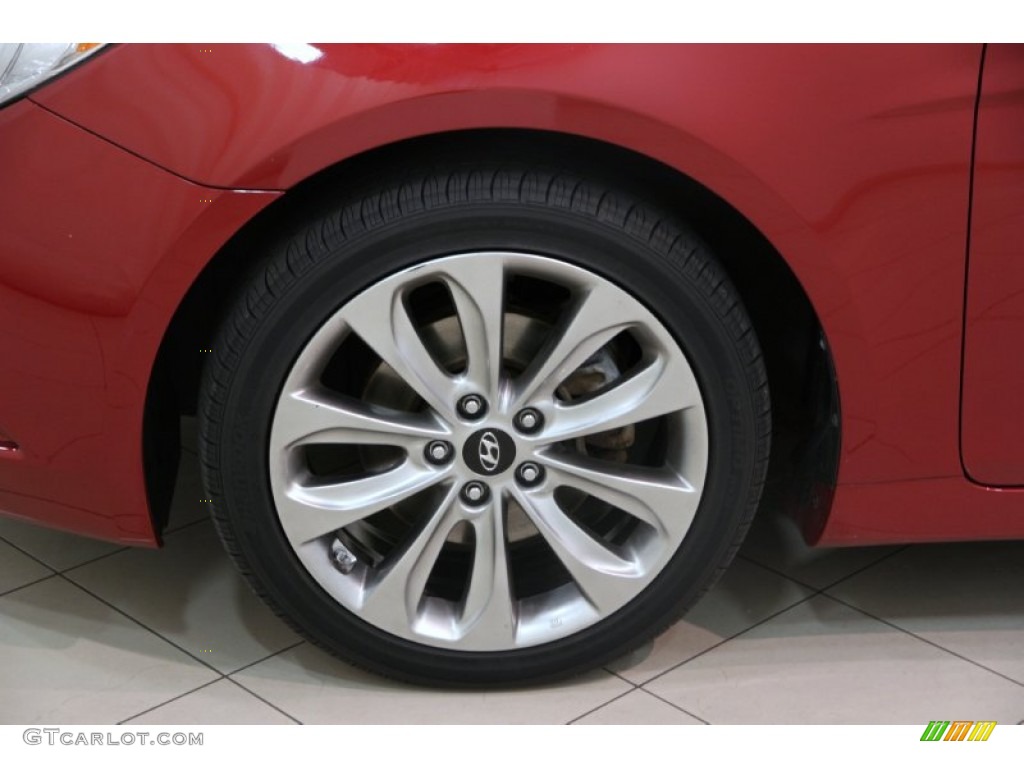 2011 Sonata SE 2.0T - Venetian Red / Black photo #15