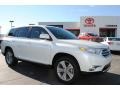 2013 Blizzard White Pearl Toyota Highlander Limited 4WD  photo #1