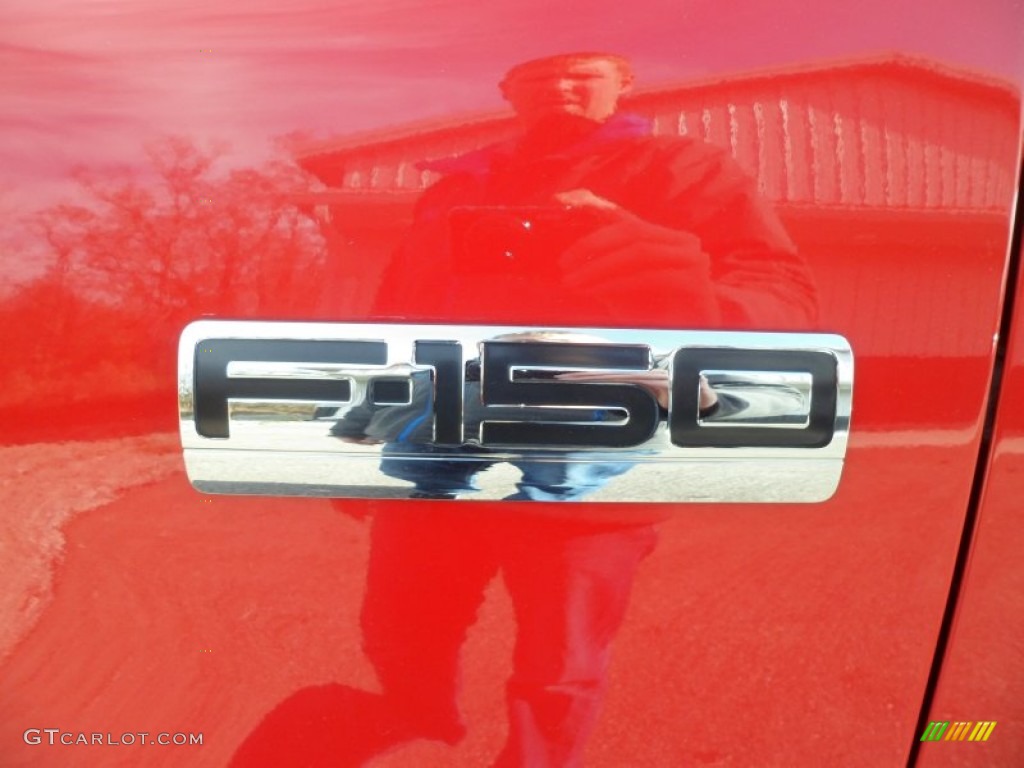 2006 F150 STX Regular Cab - Bright Red / Medium Flint photo #10