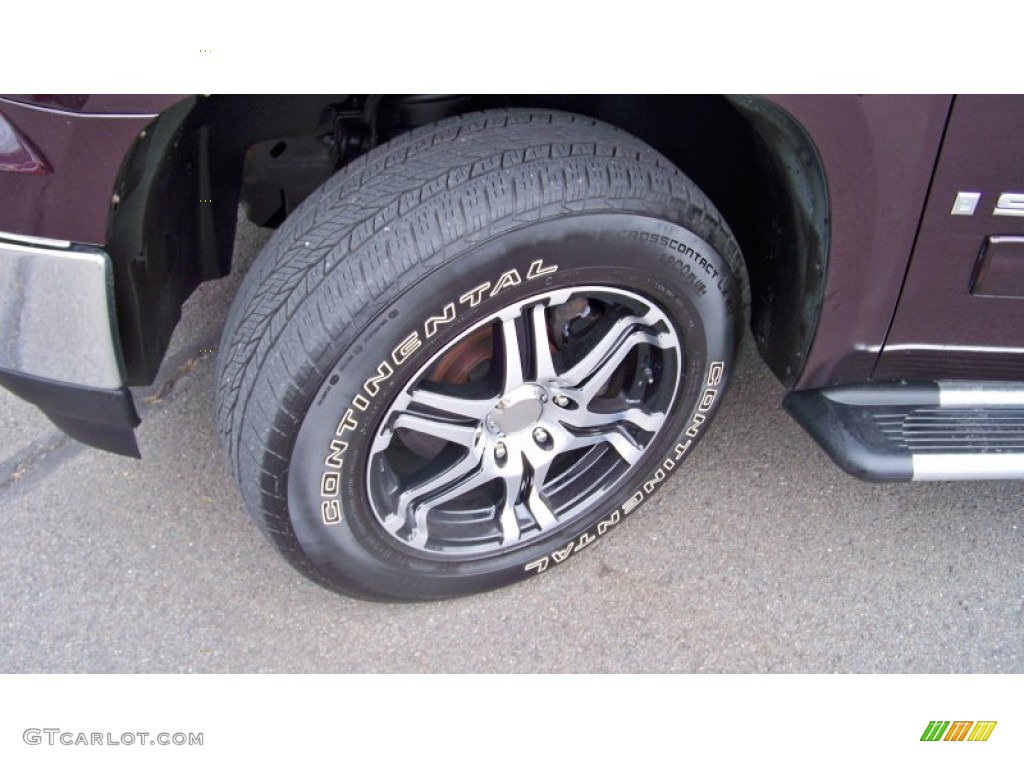 2008 Sierra 1500 SLE Extended Cab 4x4 - Dark Crimson Metallic / Light Cashmere photo #10