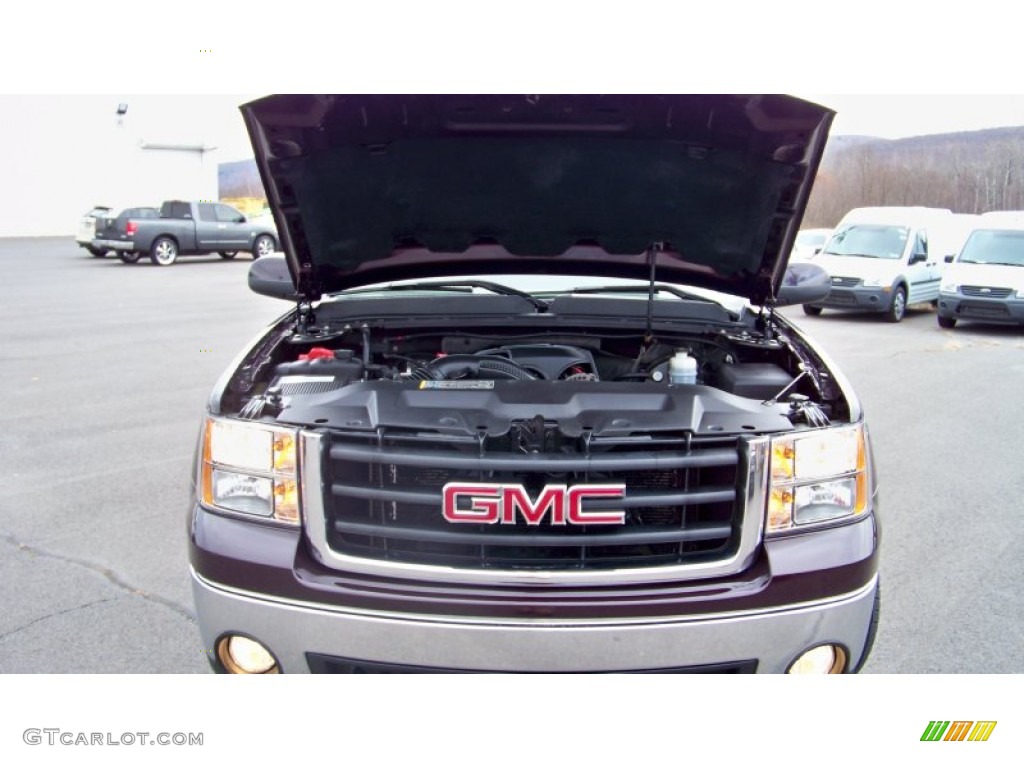 2008 Sierra 1500 SLE Extended Cab 4x4 - Dark Crimson Metallic / Light Cashmere photo #16