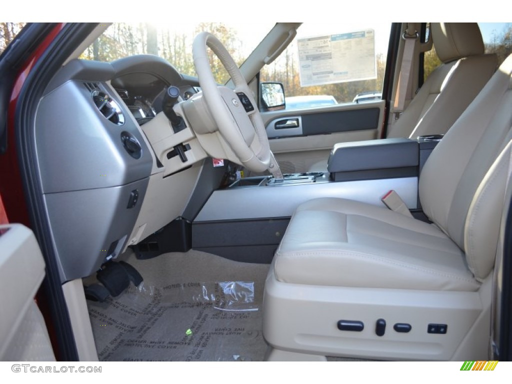 2014 Expedition XLT - Ruby Red / Camel photo #5