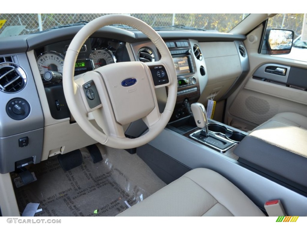 2014 Expedition XLT - Ruby Red / Camel photo #6