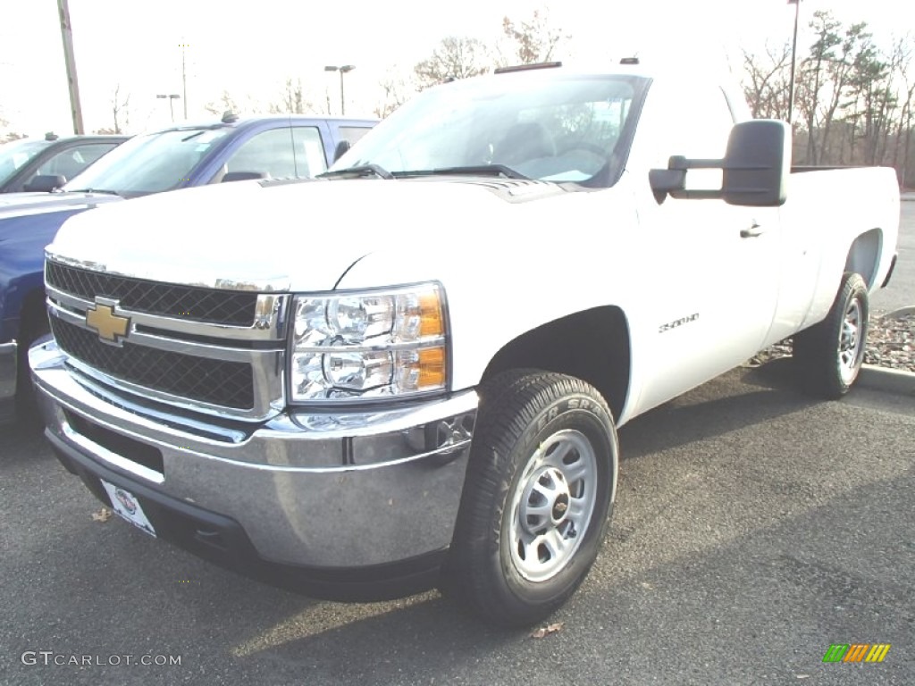 2014 Silverado 3500HD WT Regular Cab 4x4 - Summit White / Dark Titanium photo #1